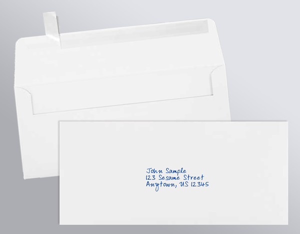 Blue Greeting Card Envelope